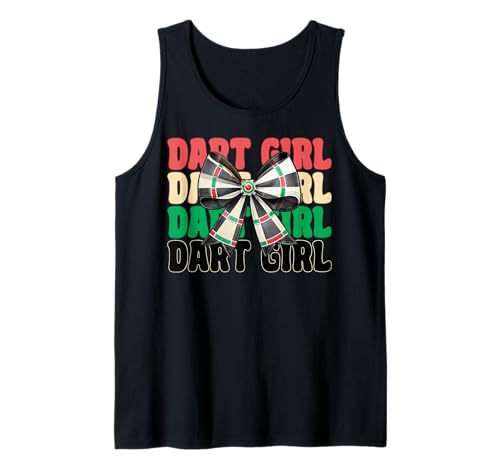 Dart Girl Darts Dartscheibe Pink Coquette Bow Tank Top von Womens Coquette Bow Darts Dartboard Dart Gifts