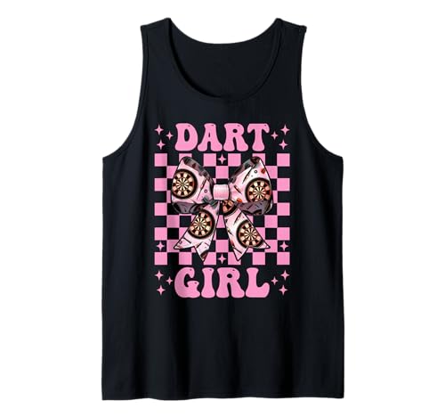 Dart Girl Darts Dartscheibe Pink Coquette Bow Tank Top von Womens Coquette Bow Darts Dartboard Dart Gifts
