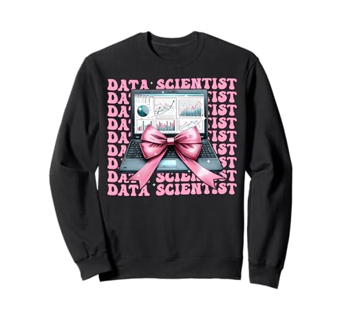 Data Scientist Science Laptop Graph Girl Kokette Schleife Rosa Sweatshirt Data Scientist Science Laptop Graph Girl Kokette Schleife Rosa Sweatshirt von Womens Coquette Bow Data Scientist Science Gifts