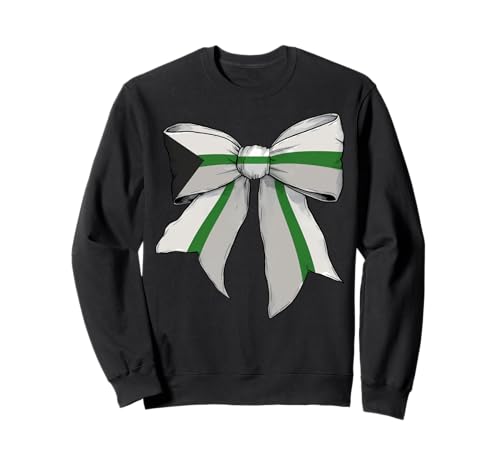 Demiromantic Pride Flag LGBTQ Coquette Bow für Mädchen Sweatshirt von Womens Coquette Bow Demiromantic Pride LGBTQ Gifts