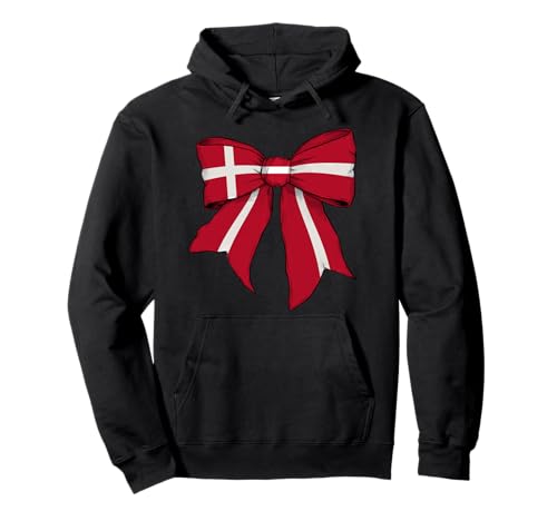 Dänemark Dänemark Dänemark Pride Flag Girl Coquette Bow Ribbon Pullover Hoodie Dänemark Dänemark Dänemark Pride Flag Girl Coquette Bow Ribbon Pullover Hoodie von Womens Coquette Bow Denmark Heritage Flag Gifts