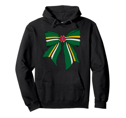 Kokettenschleifenband mit dominikanischer Flagge für Mädchen Pullover Hoodie Kokettenschleifenband mit dominikanischer Flagge für Mädchen Pullover Hoodie von Womens Coquette Bow Dominica Heritage Flag Gifts