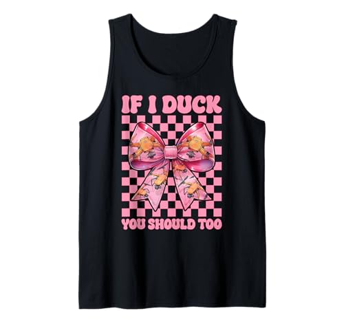 Drone Pilot RC Quadcopter Girl Wenn ich mich ducke, solltest du das auch tun Tank Top von Womens Coquette Bow Drone Pilot Quadcopter Gifts