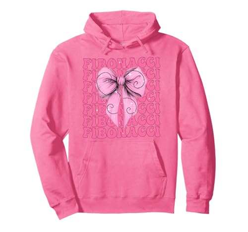 Fibonacci Goldener Schnitt Heilige Geometrie Mädchen Kokette Bogen Pullover Hoodie von Womens Coquette Bow Fibonacci Golden Ratio Gifts