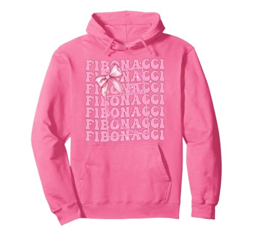 Fibonacci Goldener Schnitt Heilige Geometrie Mädchen Kokette Bogen Pullover Hoodie von Womens Coquette Bow Fibonacci Golden Ratio Gifts