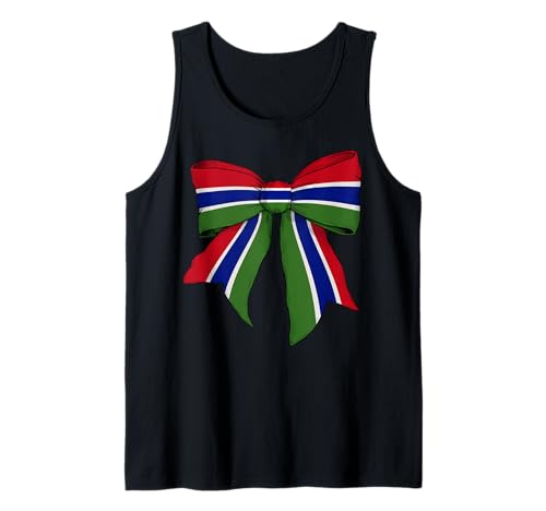 Kokettenschleifenband mit gambischer Flagge für Mädchen Tank Top Kokettenschleifenband mit gambischer Flagge für Mädchen Tank Top von Womens Coquette Bow Gambia Heritage Flag Gifts