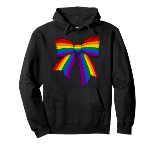 Gay Pride Regenbogen-Flagge LGBTQ Mädchen Kokette Schleife Pullover Hoodie Gay Pride Regenbogen-Flagge LGBTQ Mädchen Kokette Schleife Pullover Hoodie von Womens Coquette Bow Gay Pride LGBTQ Gifts