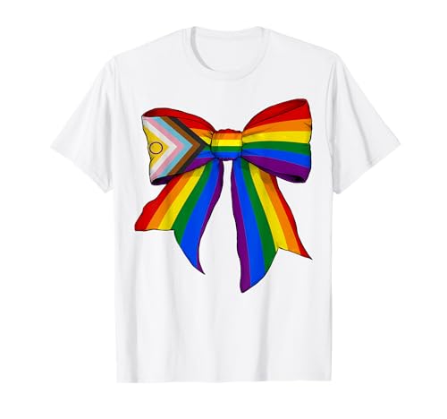 Homosexuell Transgender Intersex Intersexual Pride Regenbogenflagge Mädchen T-Shirt Homosexuell Transgender Intersex Intersexual Pride Regenbogenflagge Mädchen T-Shirt von Womens Coquette Bow Gay Transgender LGBTQ Gifts