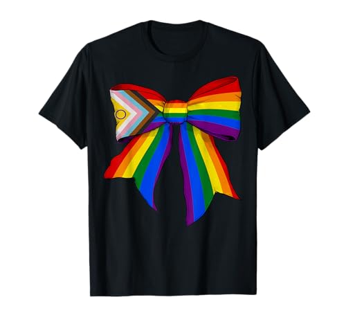 Homosexuell Transgender Intersex Intersexual Pride Regenbogenflagge Mädchen T-Shirt Homosexuell Transgender Intersex Intersexual Pride Regenbogenflagge Mädchen T-Shirt von Womens Coquette Bow Gay Transgender LGBTQ Gifts