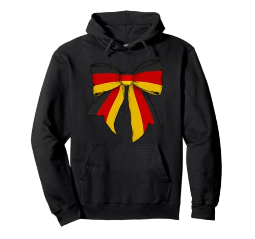 Deutschland Deutschland Stolz Flagge Mädchen Kokette Schleife Band Pullover Hoodie Deutschland Deutschland Stolz Flagge Mädchen Kokette Schleife Band Pullover Hoodie von Womens Coquette Bow Germany Heritage Flag Gifts