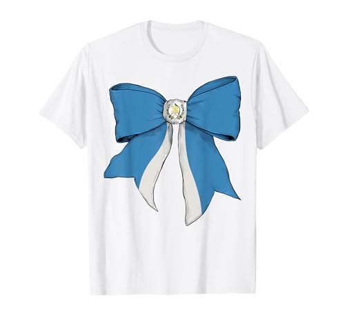 Guatemala Guatemaltekische Stolz Flagge Mädchen Kokette Schleife Band T-Shirt von Womens Coquette Bow Guatemala Heritage Flag Gifts