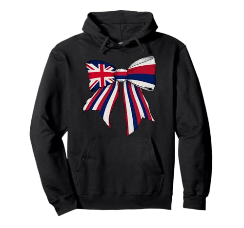 Kokettenschleifenband mit Hawaii-Flagge für Mädchen Pullover Hoodie von Womens Coquette Bow Hawaii Heritage Flag Gifts