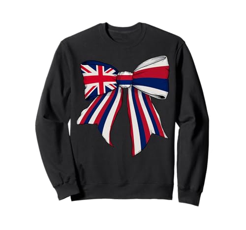 Kokettenschleifenband mit Hawaii-Flagge für Mädchen Sweatshirt von Womens Coquette Bow Hawaii Heritage Flag Gifts