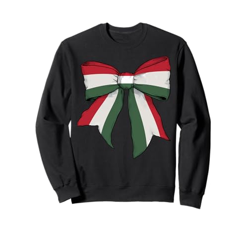 Schleifenband mit ungarischer Flagge für Mädchen Sweatshirt Schleifenband mit ungarischer Flagge für Mädchen Sweatshirt von Womens Coquette Bow Hungary Heritage Flag Gifts