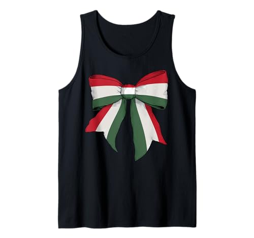 Schleifenband mit ungarischer Flagge für Mädchen Tank Top Schleifenband mit ungarischer Flagge für Mädchen Tank Top von Womens Coquette Bow Hungary Heritage Flag Gifts