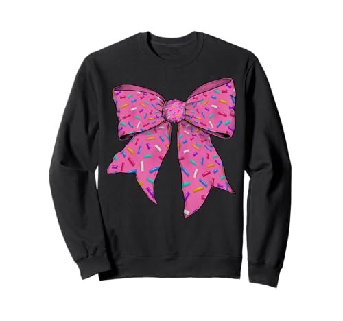 Ice Cream Sprinkles Erdbeerrosa Kokettenschleife für Mädchen Sweatshirt Ice Cream Sprinkles Erdbeerrosa Kokettenschleife für Mädchen Sweatshirt von Womens Coquette Bow Ice Cream Strawberry Gifts