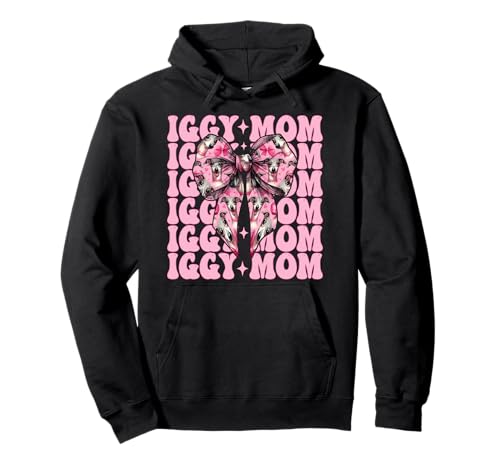 Iggy Mom Italienischer Windhund Mama Hund Muttertag Pullover Hoodie Iggy Mom Italienischer Windhund Mama Hund Muttertag Pullover Hoodie von Womens Coquette Bow Italian Greyhound Dog Gifts