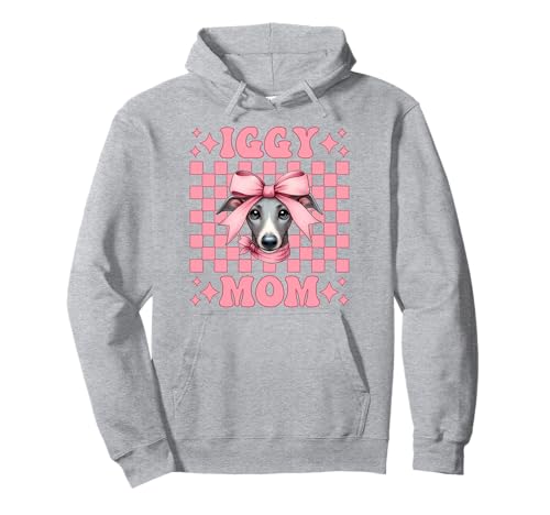 Iggy Mom Italienischer Windhund Mama Hund Muttertag Pullover Hoodie Iggy Mom Italienischer Windhund Mama Hund Muttertag Pullover Hoodie von Womens Coquette Bow Italian Greyhound Dog Gifts
