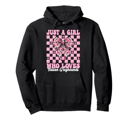 Nur EIN Mädchen, das italienische Windhunde liebt Iggy Coquette Bow Pullover Hoodie Nur EIN Mädchen, das italienische Windhunde liebt Iggy Coquette Bow Pullover Hoodie von Womens Coquette Bow Italian Greyhound Dog Gifts