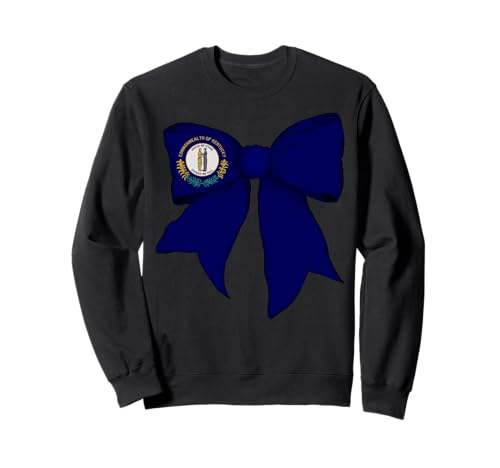 Kokettenschleifenband mit der Flagge von Kentucky für Mädchen Sweatshirt Kokettenschleifenband mit der Flagge von Kentucky für Mädchen Sweatshirt von Womens Coquette Bow Kentucky Heritage Flag Gifts