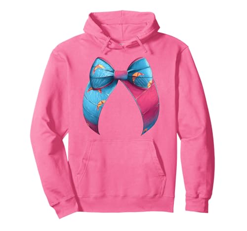 Drachen-Surfdrachen Surfer Girl Coquette Bow Pullover Hoodie von Womens Coquette Bow Kite Surfing Kite Surfer Gifts