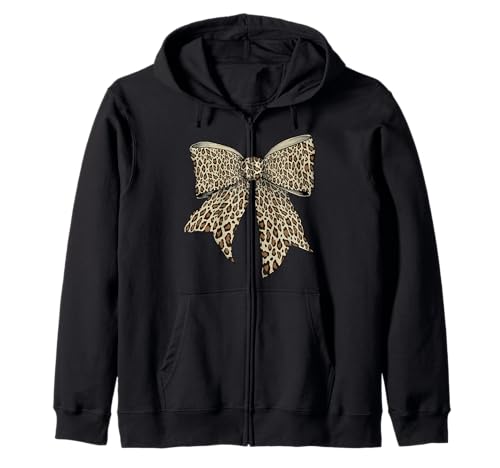 Leopard Tier Muster Halloween Kostüm Mädchen Kokette Schleife Kapuzenjacke Leopard Tier Muster Halloween Kostüm Mädchen Kokette Schleife Kapuzenjacke von Womens Coquette Bow Leopard Animal Gifts