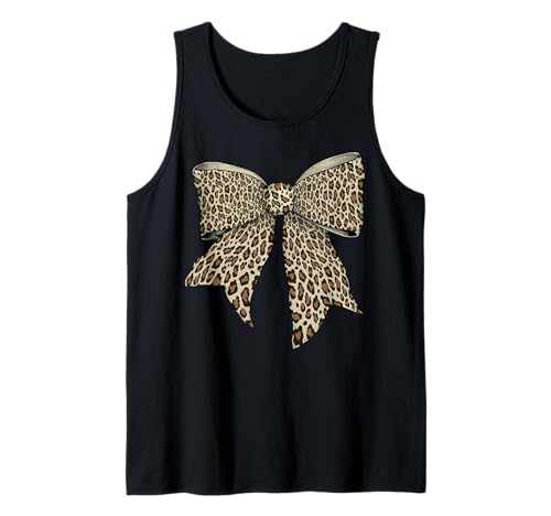 Leopard Tier Muster Halloween Kostüm Mädchen Kokette Schleife Tank Top Leopard Tier Muster Halloween Kostüm Mädchen Kokette Schleife Tank Top von Womens Coquette Bow Leopard Animal Gifts