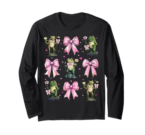 Loveland Frogman Cryptid Cryptozoology Kokettenbogen für Mädchen Langarmshirt Loveland Frogman Cryptid Cryptozoology Kokettenbogen für Mädchen Langarmshirt von Womens Coquette Bow Loveland Frogman Cryptid Gifts