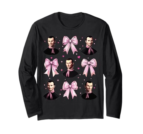 Machiavelli The Prince Girl Kokettenschleife, Rosa Langarmshirt Machiavelli The Prince Girl Kokettenschleife, Rosa Langarmshirt von Womens Coquette Bow Machiavelli The Prince Gifts