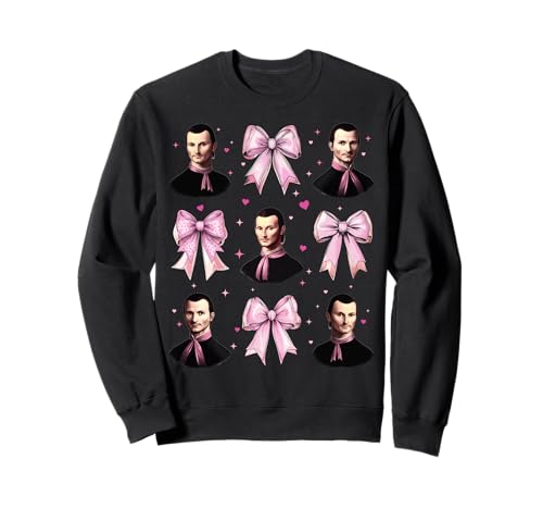 Machiavelli The Prince Girl Kokettenschleife, Rosa Sweatshirt Machiavelli The Prince Girl Kokettenschleife, Rosa Sweatshirt von Womens Coquette Bow Machiavelli The Prince Gifts
