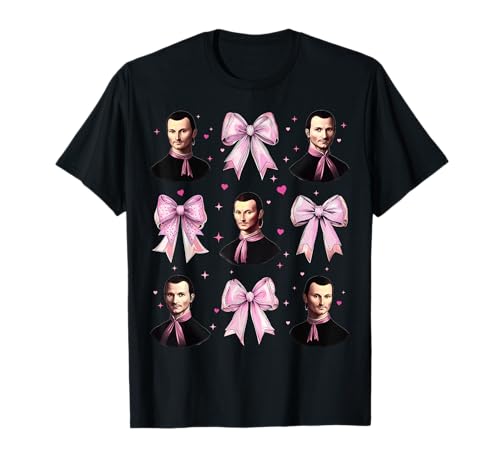 Machiavelli The Prince Girl Kokettenschleife, Rosa T-Shirt Machiavelli The Prince Girl Kokettenschleife, Rosa T-Shirt von Womens Coquette Bow Machiavelli The Prince Gifts