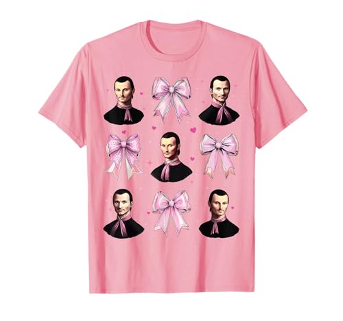 Machiavelli The Prince Girl Kokettenschleife, Rosa T-Shirt Machiavelli The Prince Girl Kokettenschleife, Rosa T-Shirt von Womens Coquette Bow Machiavelli The Prince Gifts