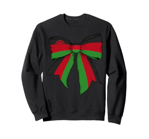 Kokettenschleifenband mit malawischer Flagge für Mädchen Sweatshirt Kokettenschleifenband mit malawischer Flagge für Mädchen Sweatshirt von Womens Coquette Bow Malawi Heritage Flag Gifts