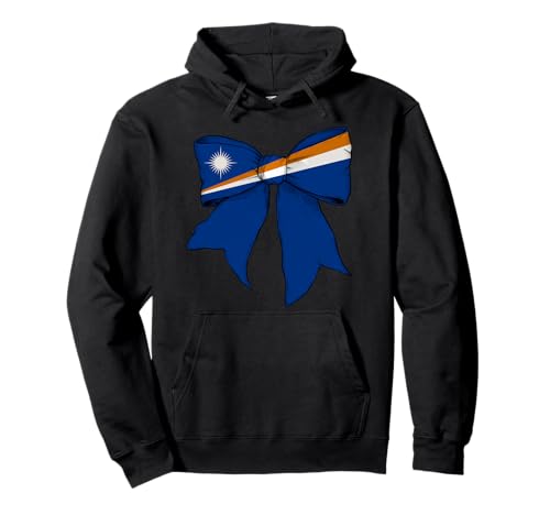 Marshallinseln Marshallese Pride Flagge Mädchen Kokette Schleife Pullover Hoodie Marshallinseln Marshallese Pride Flagge Mädchen Kokette Schleife Pullover Hoodie von Womens Coquette Bow Marshall Islands Gifts