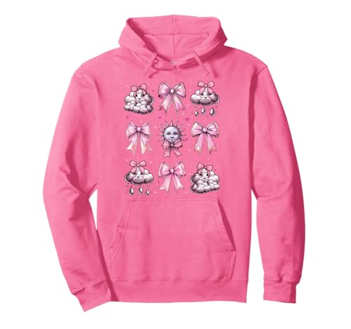 Meteorologie Weatherman Meteorologe Mädchen Kokette Schleife Rosa Pullover Hoodie Meteorologie Weatherman Meteorologe Mädchen Kokette Schleife Rosa Pullover Hoodie von Womens Coquette Bow Meteorology Weatherman Gifts