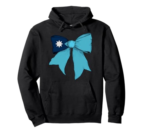 Kokettenschleifenband für Mädchen, Flagge des Bundesstaates Minnesota Pullover Hoodie Kokettenschleifenband für Mädchen, Flagge des Bundesstaates Minnesota Pullover Hoodie von Womens Coquette Bow Minnesota Heritage Flag Gifts