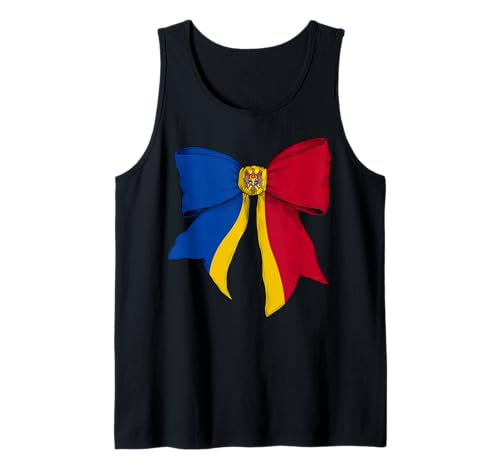 Moldawien Moldawischer Stolz Flagge Mädchen Kokette Schleife Band Tank Top Moldawien Moldawischer Stolz Flagge Mädchen Kokette Schleife Band Tank Top von Womens Coquette Bow Moldova Heritage Flag Gifts