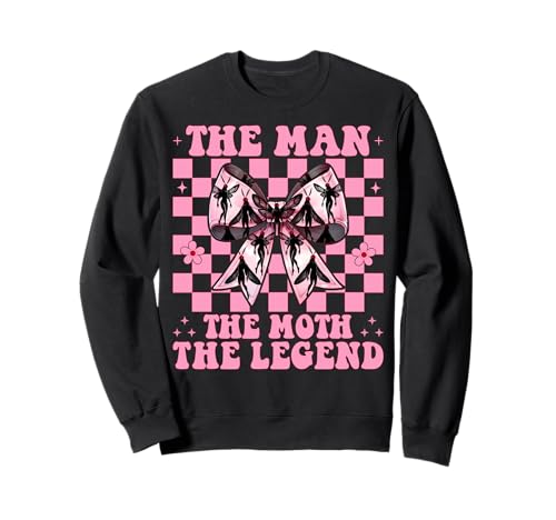 Der Mann Die Motte Die Legende Mothman Kryptozoologie Mädchen Mama Sweatshirt von Womens Coquette Bow Mothman Cryptozoology Gifts