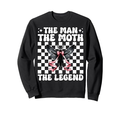 Der Mann Die Motte Die Legende Mothman Kryptozoologie Mädchen Mama Sweatshirt von Womens Coquette Bow Mothman Cryptozoology Gifts