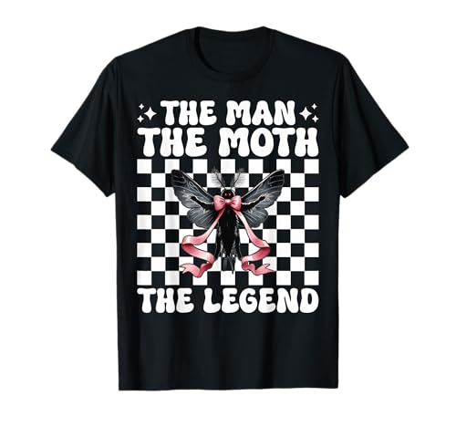 Der Mann Die Motte Die Legende Mothman Kryptozoologie Mädchen Mama T-Shirt von Womens Coquette Bow Mothman Cryptozoology Gifts