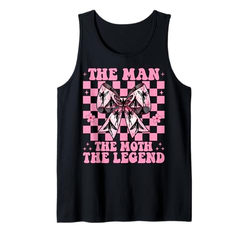 Der Mann Die Motte Die Legende Mothman Kryptozoologie Mädchen Mama Tank Top von Womens Coquette Bow Mothman Cryptozoology Gifts