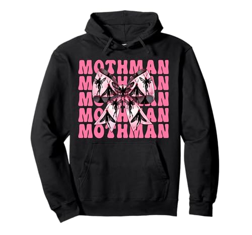 Mothman Cryptozoology Cryptid Girl Mama Kokette Bogen Pullover Hoodie von Womens Coquette Bow Mothman Cryptozoology Gifts
