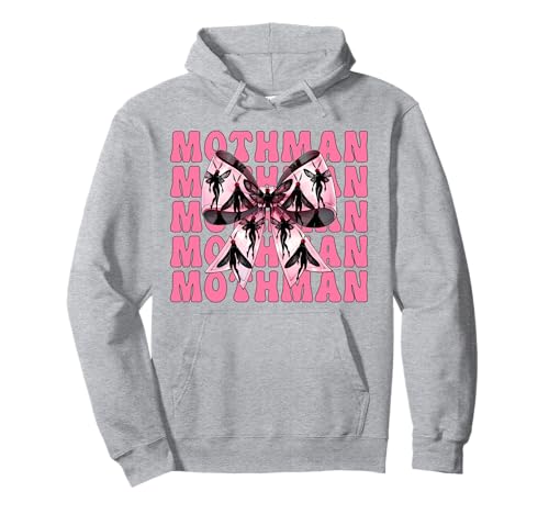 Mothman Cryptozoology Cryptid Girl Mama Kokette Bogen Pullover Hoodie von Womens Coquette Bow Mothman Cryptozoology Gifts