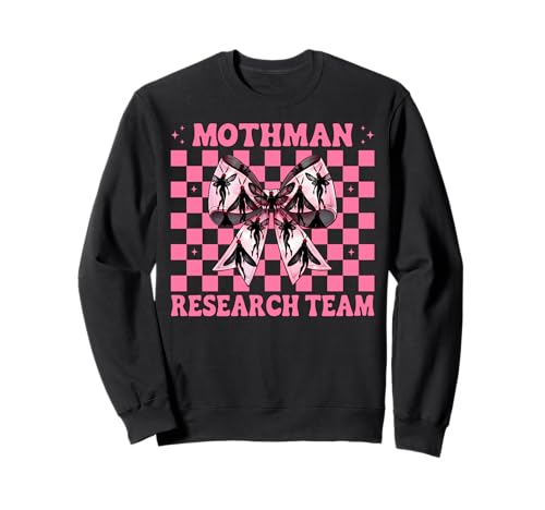 Mothman-Forschungsteam Kryptozoologie Cryptid Girl Mama Sweatshirt von Womens Coquette Bow Mothman Cryptozoology Gifts