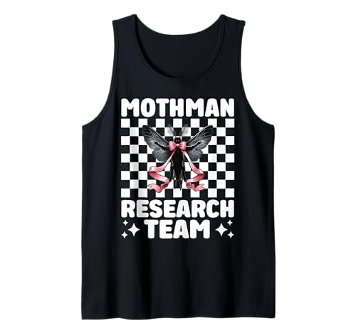 Mothman-Forschungsteam Kryptozoologie Cryptid Girl Mama Tank Top von Womens Coquette Bow Mothman Cryptozoology Gifts