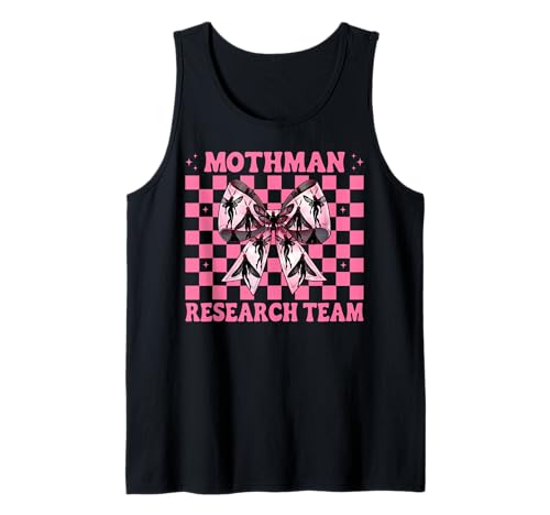 Mothman-Forschungsteam Kryptozoologie Cryptid Girl Mama Tank Top von Womens Coquette Bow Mothman Cryptozoology Gifts