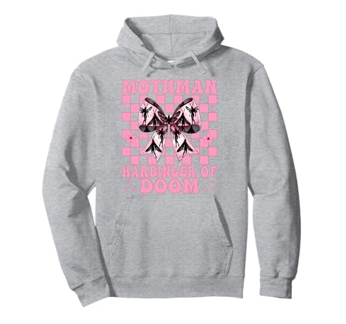 Mothman Harbinger of Doom Cryptozoology Cryptid Girl Mama Pullover Hoodie von Womens Coquette Bow Mothman Cryptozoology Gifts