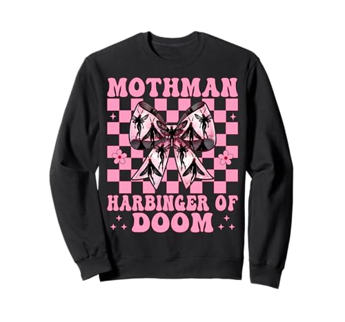 Mothman Harbinger of Doom Cryptozoology Cryptid Girl Mama Sweatshirt von Womens Coquette Bow Mothman Cryptozoology Gifts