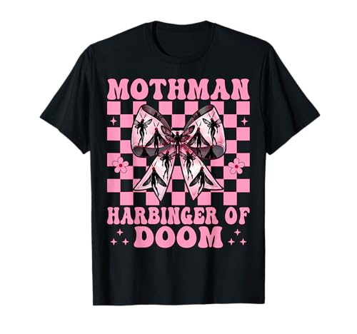 Mothman Harbinger of Doom Cryptozoology Cryptid Girl Mama T-Shirt von Womens Coquette Bow Mothman Cryptozoology Gifts