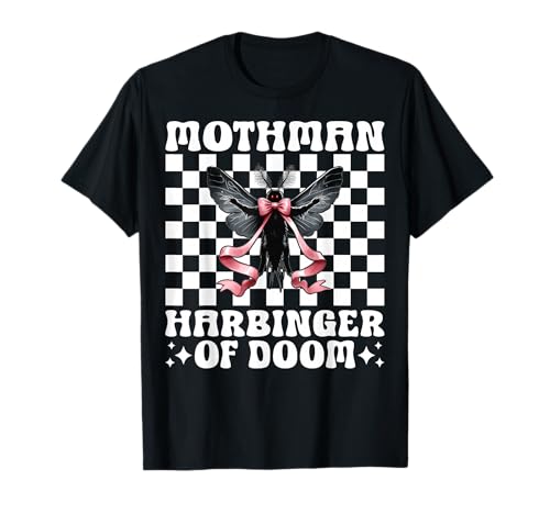 Mothman Harbinger of Doom Cryptozoology Cryptid Girl Mama T-Shirt von Womens Coquette Bow Mothman Cryptozoology Gifts